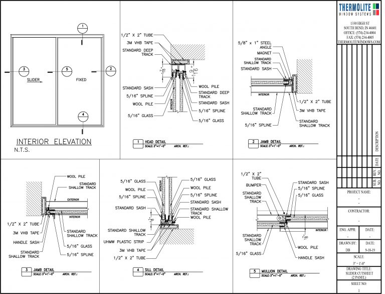 Thermolite Windows Cut Sheets - Thermolite Windows